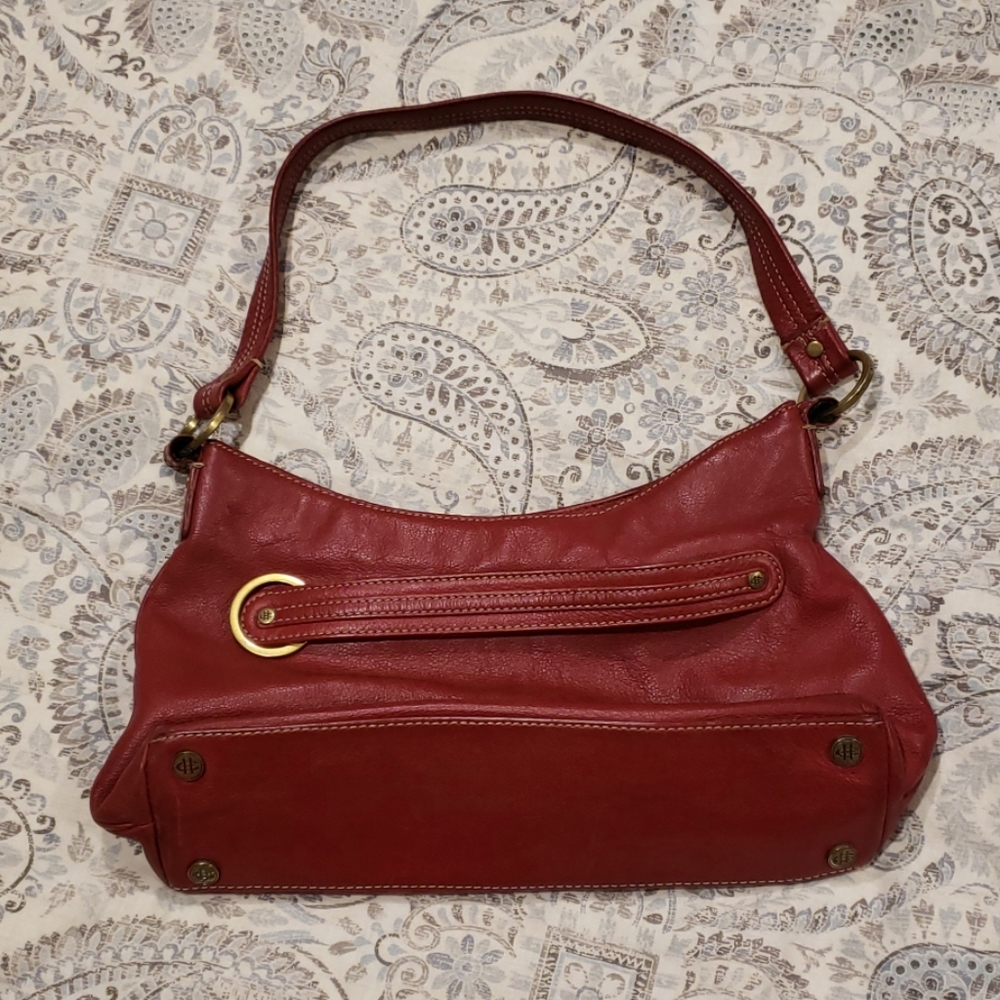 Cole Haan Deep Red Leather Bag